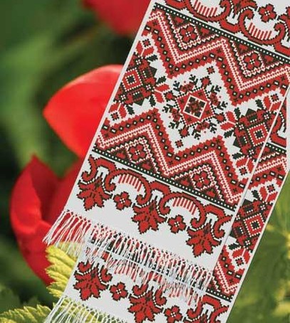 украинский рушник, рушник на свадьбу, свадебные традиции в украине, вышитый рушник 
