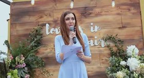 Церемоніймейстер Аліна Кострубіцька - виїзна церемонія у Києві - портфоліо 6