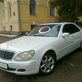Mercedes S500 Long - авто на весілля у Києві - портфоліо 1