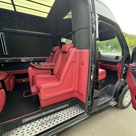 008 Мікроавтобус Mercedes-Benz Sprinter VIP чорний - авто на весілля у Києві - портфоліо 4