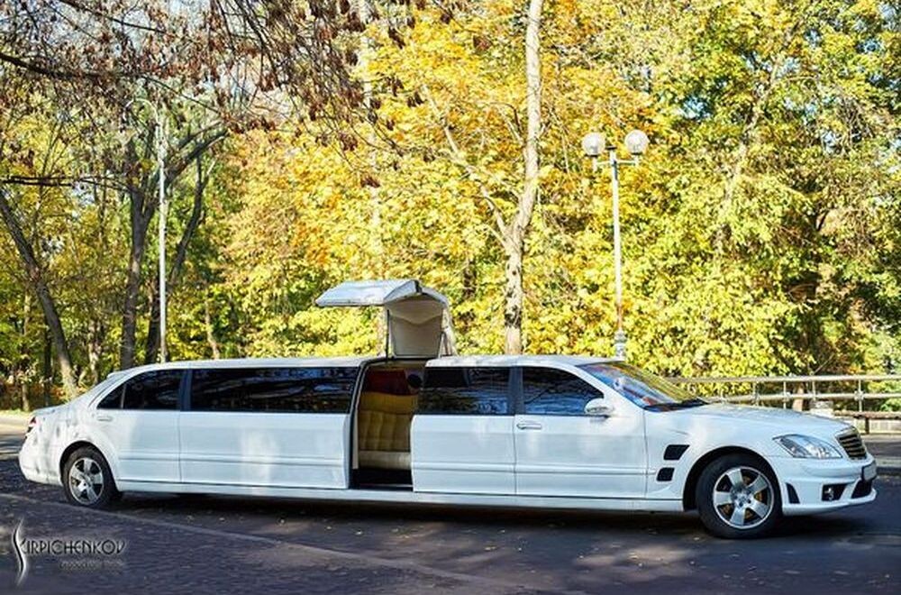 029 Лімузин Mercedes-Benz W221 S63 білий 