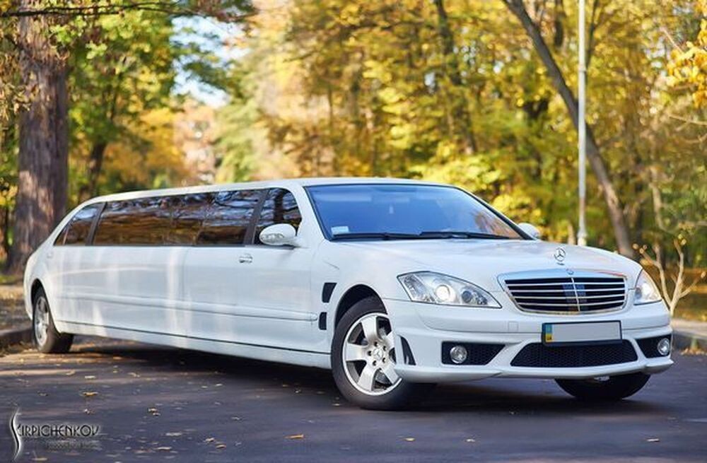 029 Лімузин Mercedes-Benz W221 S63 білий 