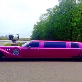 035 Лімузин ретро Excalibur рожевий - авто на весілля у Києві - портфоліо 2