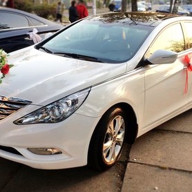 165 Hyundai Sonata белая 2013 - авто на весілля у Києві - портфоліо 2