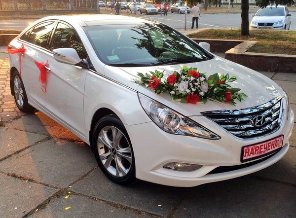 165 Hyundai Sonata белая 2013  