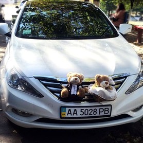 165 Hyundai Sonata белая 2013 - авто на весілля у Києві - портфоліо 5
