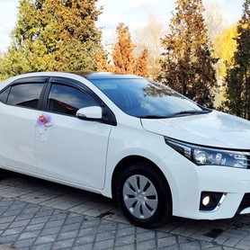 170 Toyota Corolla біла оренда на весілля - авто на весілля у Києві - портфоліо 4