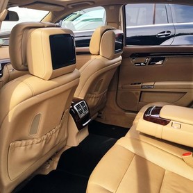 089 Mercedes W221 S500 original restyle черный - авто на весілля у Києві - портфоліо 4
