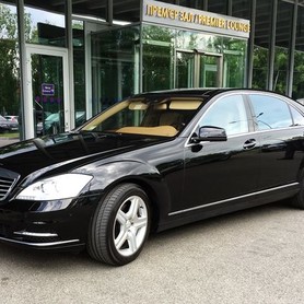 089 Mercedes W221 S500 original restyle черный - авто на весілля у Києві - портфоліо 1