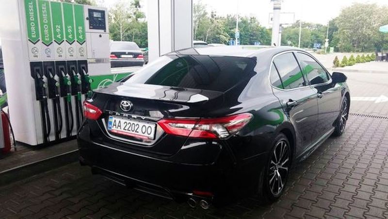 149 Toyota Camry V70 черная 2018  