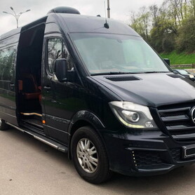 278 Мікроавтобус Mercedes Sprinter чорний VIP - авто на весілля у Києві - портфоліо 3