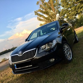 Skoda superb black new 2015 - авто на весілля у Дніпрі - портфоліо 3