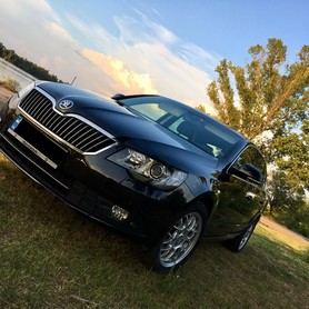 Skoda superb black new 2015 - авто на весілля у Дніпрі - портфоліо 2