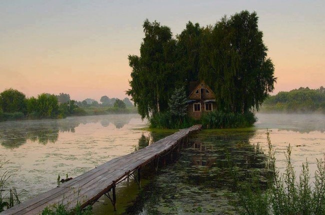 Охотничий домик на острове Любви