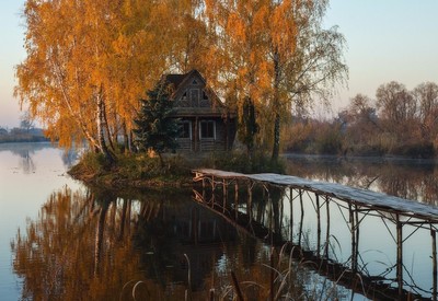 Охотничий домик на острове Любви - місце для фотосесій у Житомирської області - портфоліо 2