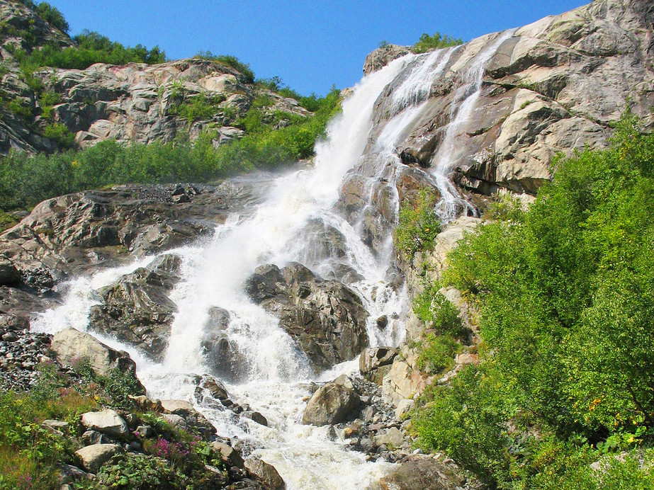 Водопад Белые камни