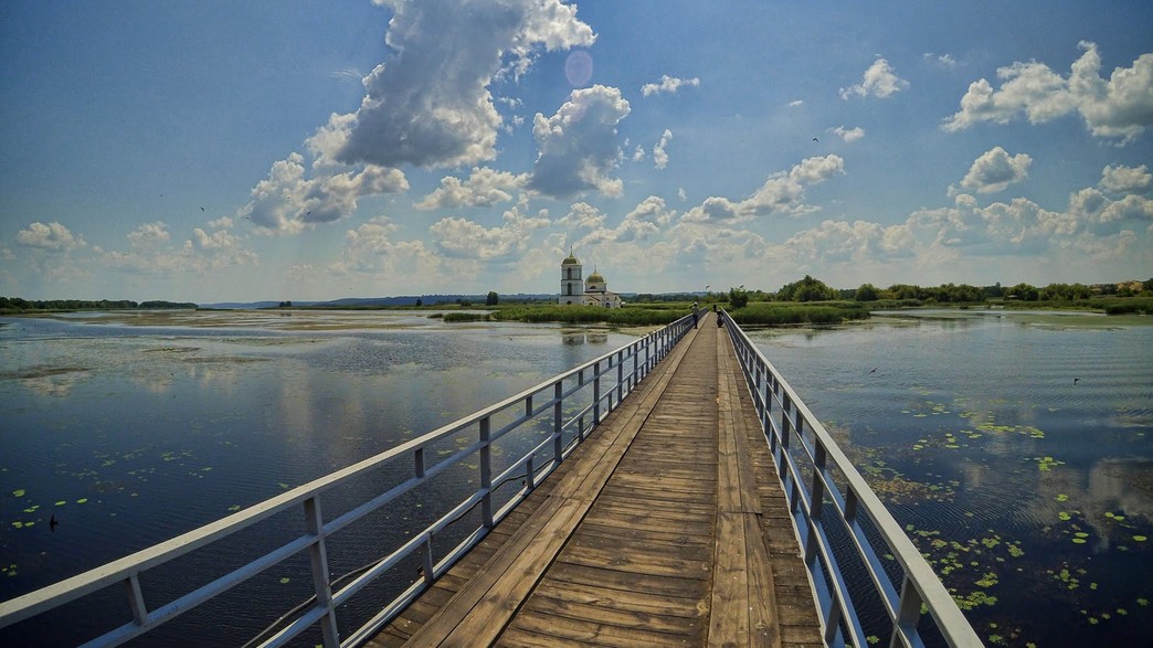 Затопленное село Гусинцы