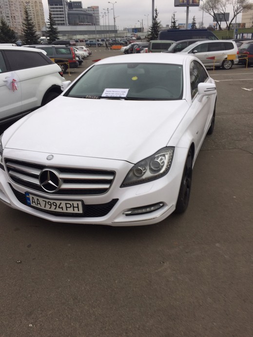 Mercedes CLS 6,3 AMG white 