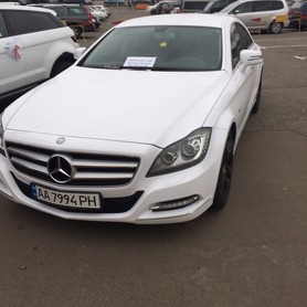 Mercedes CLS 6,3 AMG white - авто на весілля у Києві - портфоліо 3
