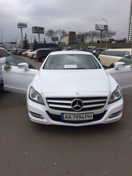 Mercedes CLS 6,3 AMG white 