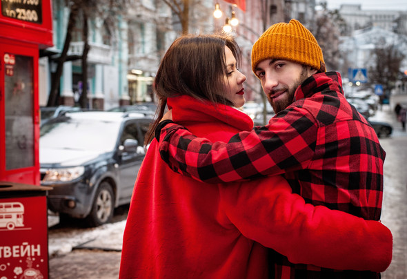 Зимня Love Story Кати и Саши - фото №4