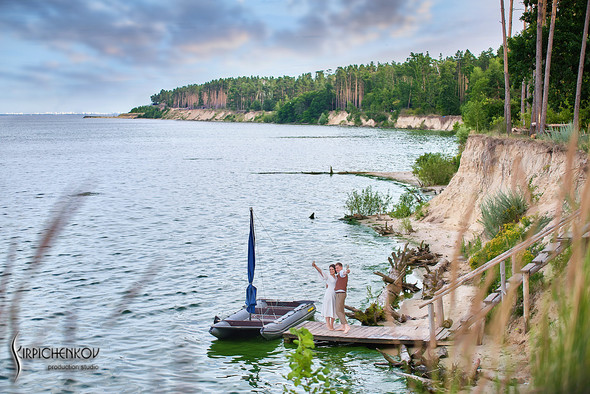 Свадебные фото в Сухолучье, Киевское море и сьемка в поле  - фото №3