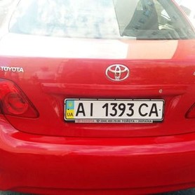 183 Toyota Corolla червона - авто на весілля у Києві - портфоліо 4