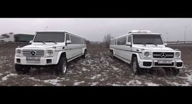 Лімузин Мерседес Гєлік 4 вісі (Gelandewagen) - авто на весілля у Рівному - портфоліо 6