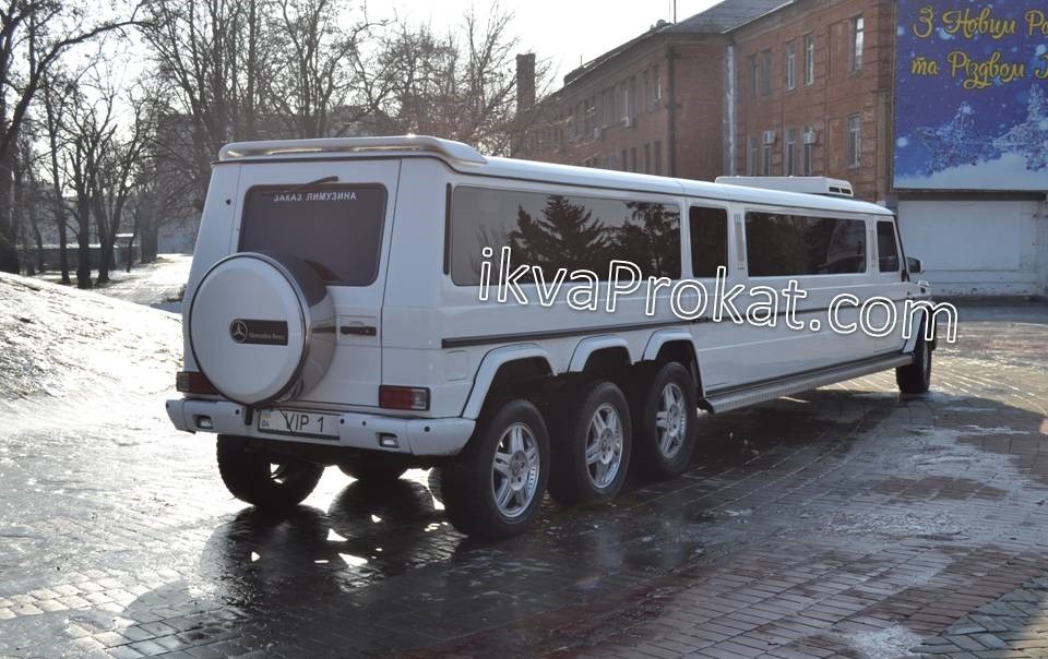 Лімузин Мерседес Гєлік 4 вісі (Gelandewagen) 