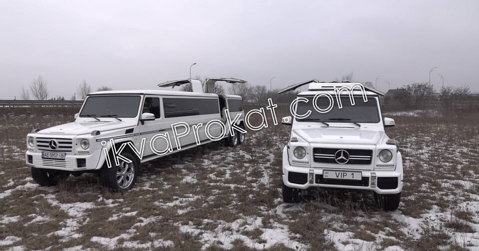 Лімузин Мерседес Гєлік 4 вісі (Gelandewagen) 
