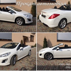 peugeot 308cc - авто на весілля у Мукачеві - портфоліо 2