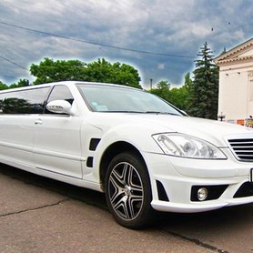030 Лімузин Mercedes W221 S600 білий - авто на весілля у Києві - портфоліо 4