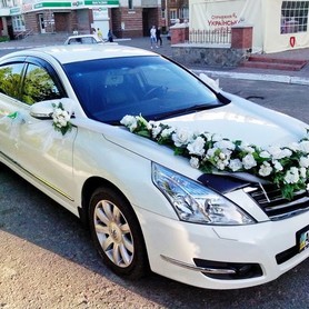 141 Nissan Teana білий - авто на весілля у Києві - портфоліо 2
