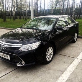 151 Toyota Camry V55 чорна 2016 - авто на весілля у Києві - портфоліо 1