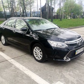 151 Toyota Camry V55 чорна 2016 - авто на весілля у Києві - портфоліо 2