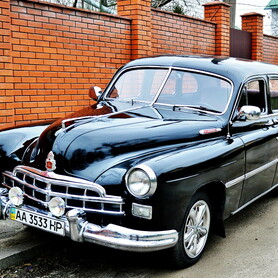 204 Ретро автомобіль ZIM GAZ-12 чорний - авто на весілля у Києві - портфоліо 1