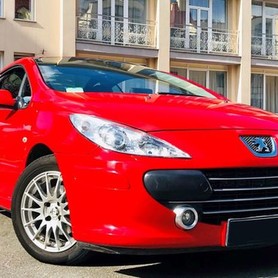 320 Кабріолет Peugout 307cc red - авто на весілля у Києві - портфоліо 2