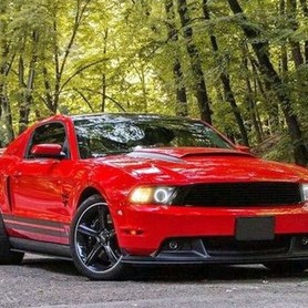 269 Ford Mustang GT Sport червоний - авто на весілля у Києві - портфоліо 1