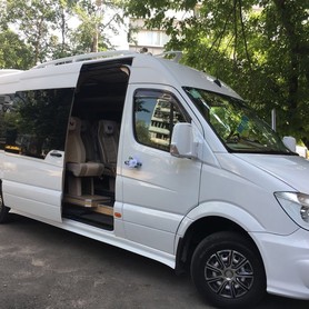 MERCEDES LUXURY SPRINTER WHITE 20passanger - авто на весілля у Києві - портфоліо 1