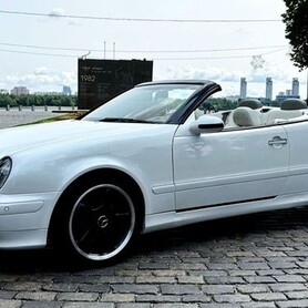 113 Mercedes-Benz 208 clk cabrio білий - авто на весілля у Києві - портфоліо 2