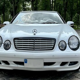 113 Mercedes-Benz 208 clk cabrio білий - авто на весілля у Києві - портфоліо 5