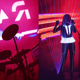 шоу лазерной арфы «novaЯ» / лазер шоу - артист, шоу у Києві - портфоліо 5