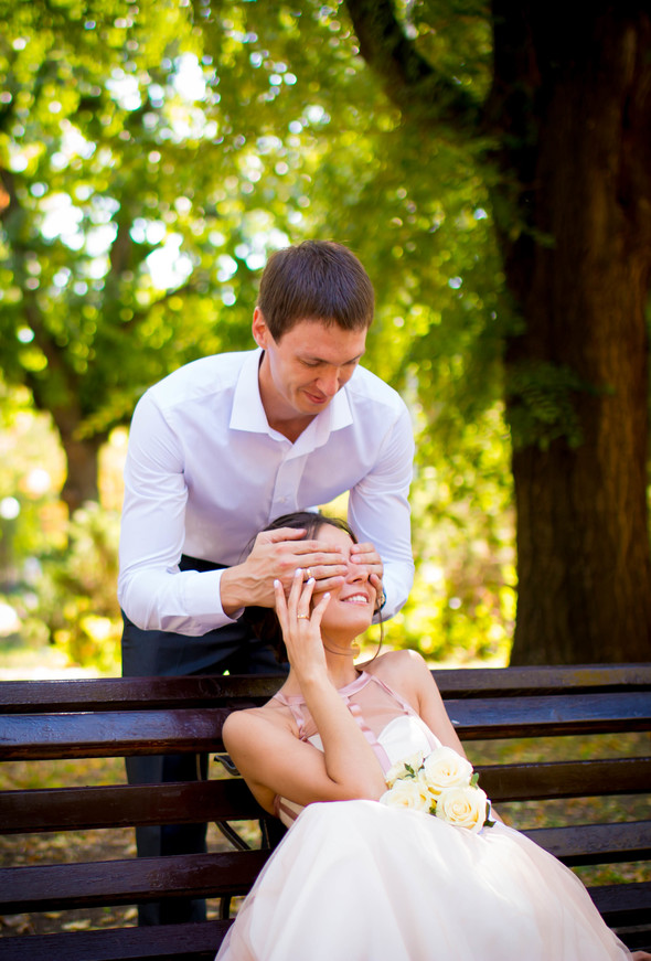 Теплая осенняя свадьба - фото №3