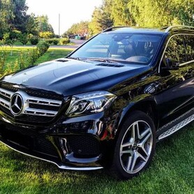 361 Позашляховик Mercedes GLS 350d AMG 2017 чорний - авто на весілля у Києві - портфоліо 1