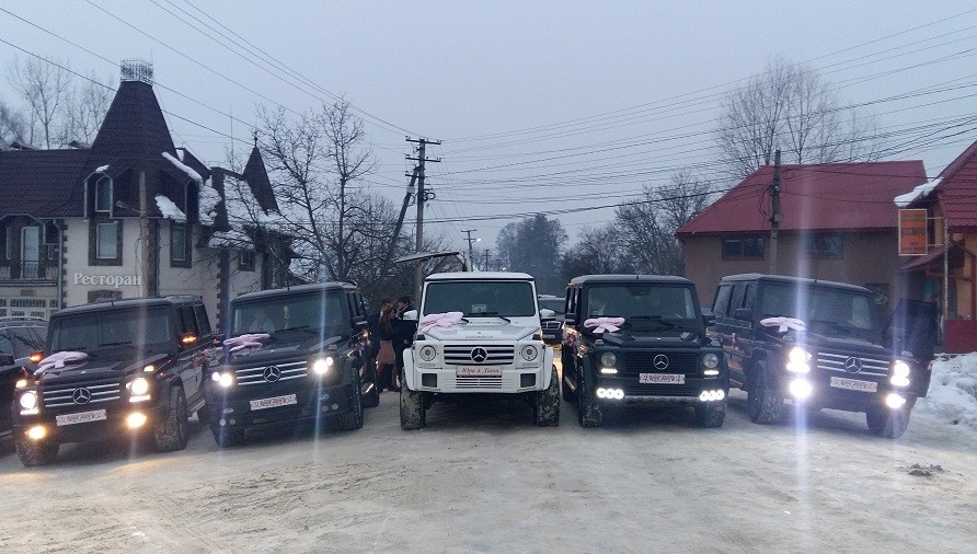 Лімузин Кубік Gelandewagen 6 колес 