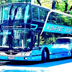 372 Автобус Van Hool 75 місць 2-х поверховий - авто на весілля у Києві - портфоліо 1