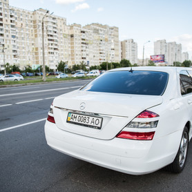 Mercedes 221 Long - авто на весілля у Києві - портфоліо 2