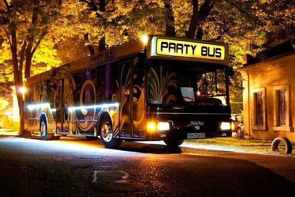064 Автобус Party Bus Golden Prime пати бас 