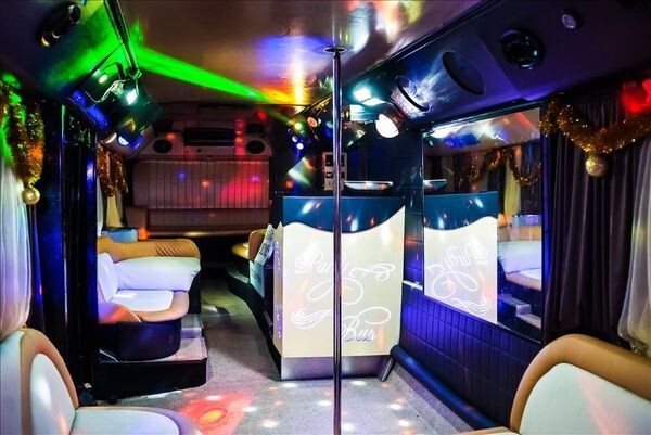 064 Автобус Party Bus Golden Prime пати бас 