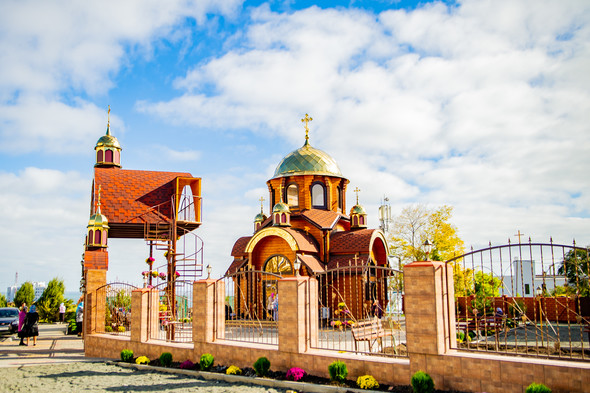 Венчание в храме Георгия Победоносца - фото №21